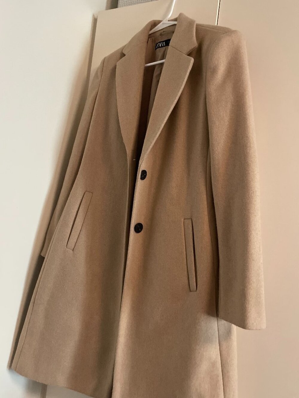 Zara Khaki Peacoat